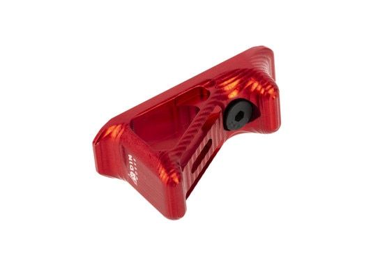 Odin Works red B1 handstop is just 2.4 inches long and adds less than 1.2 ounces to your favorite M-LOK rail